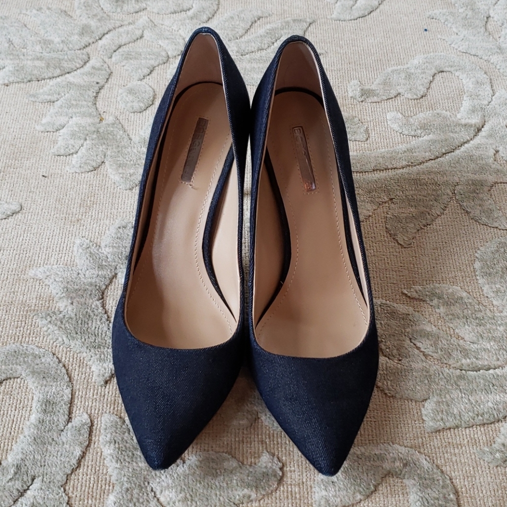 BCBG Denim Style Blue Pumps